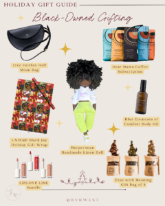 Gifts from black-owned businesses