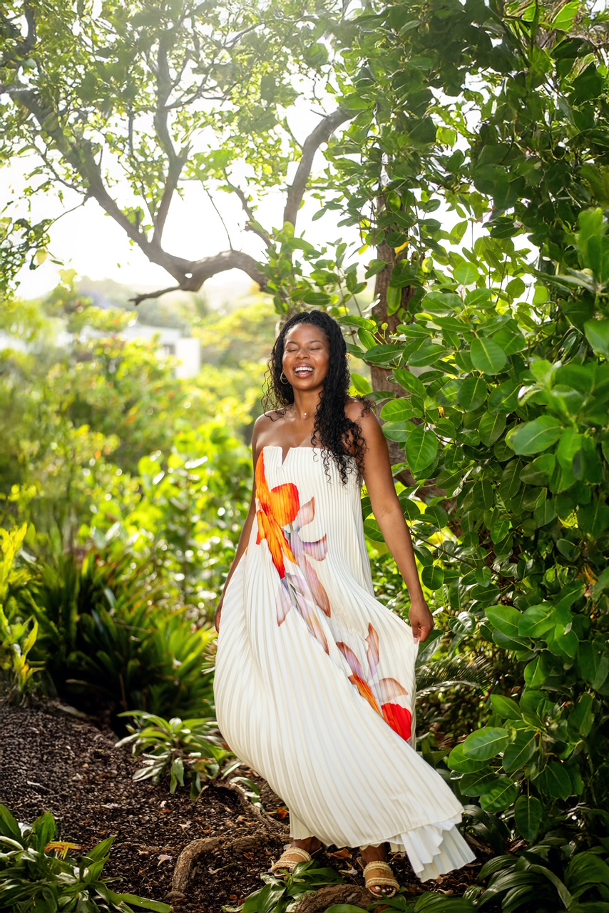 Kira West Floral Dress Grenada